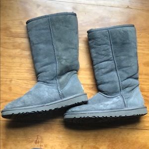 Grey UGG tall boots size 5